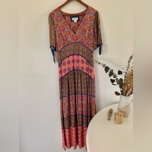 Anthropologie maxi dress